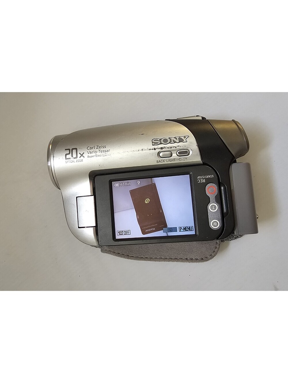 Sony Handycam DCR-DVD103 Camcorder with Case, Battery Charger, and Battery Works - Picture 5 of 15